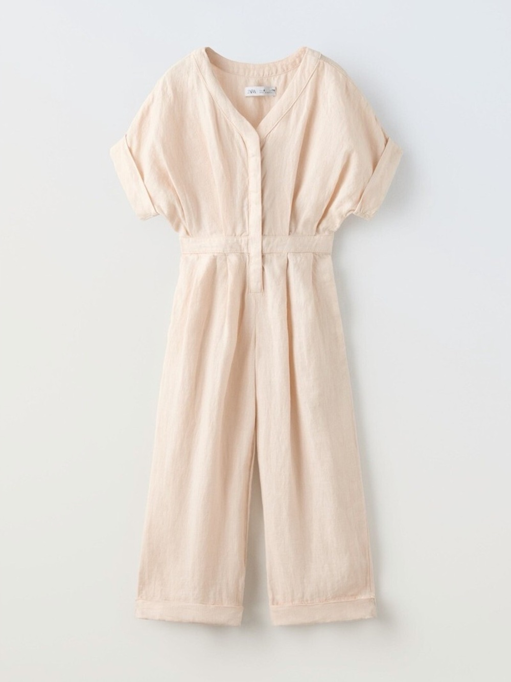 Zara Girls Linen Jumpsuit